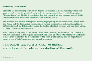 2024 Nilgiri Stewardship Desk Calendar