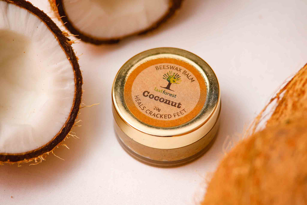 Therapeutic Beeswax Balm – Coconut (Repairs Cracked Heels)