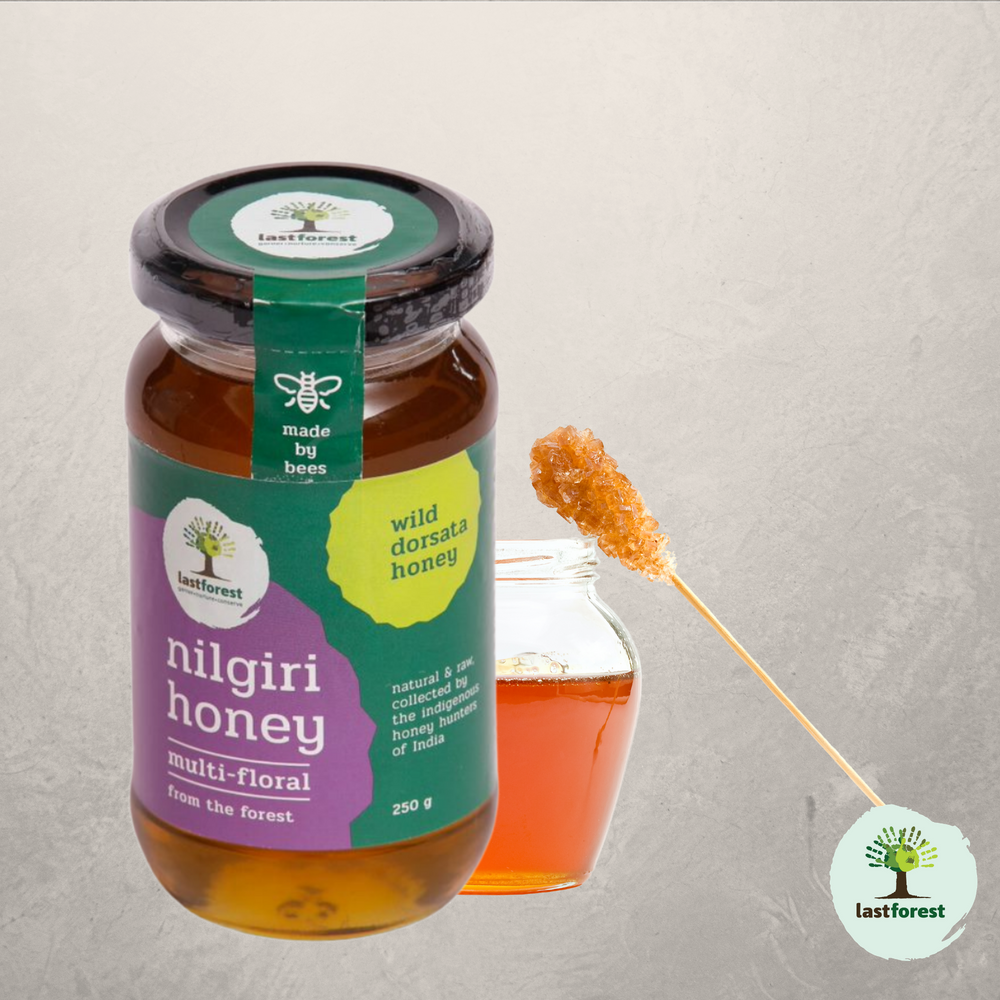 Raw, Unprocessed Wild Natural Honey with Natural Extracts - Sweet & Spice Honey Combo