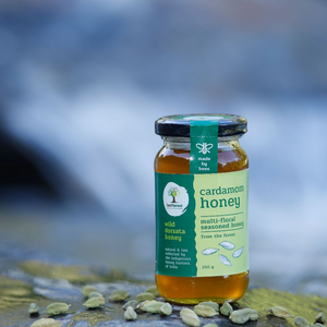 Raw, Unprocessed Wild Natural Honey with Natural Extracts - Cardamom Honey