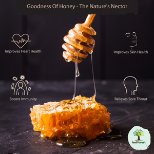 Raw, Unprocessed Wild Natural Honey with Natural Extracts - Sweet & Spice Honey Combo