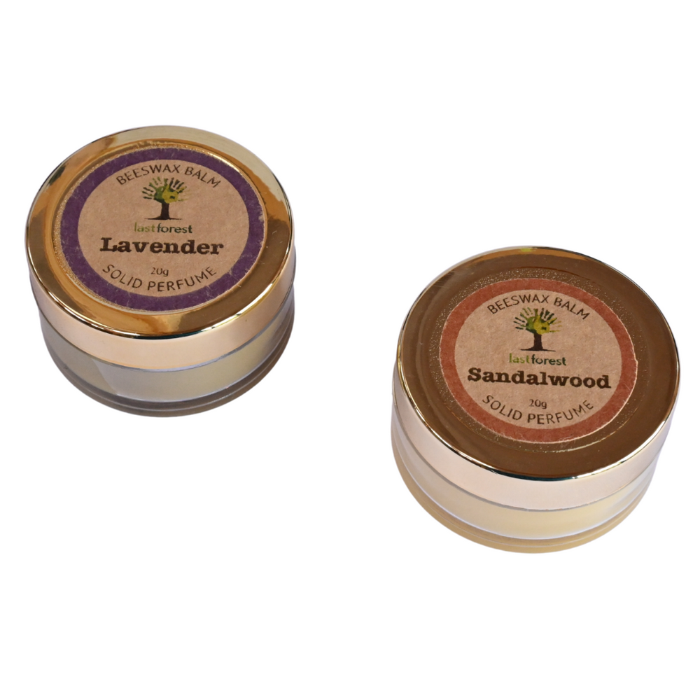Beeswax Solid Perfume Combo - Lavender & Sandal (Pack of 2)