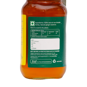 Raw, Unprocessed Wild Natural Honey with Natural Extracts - Ginger Honey
