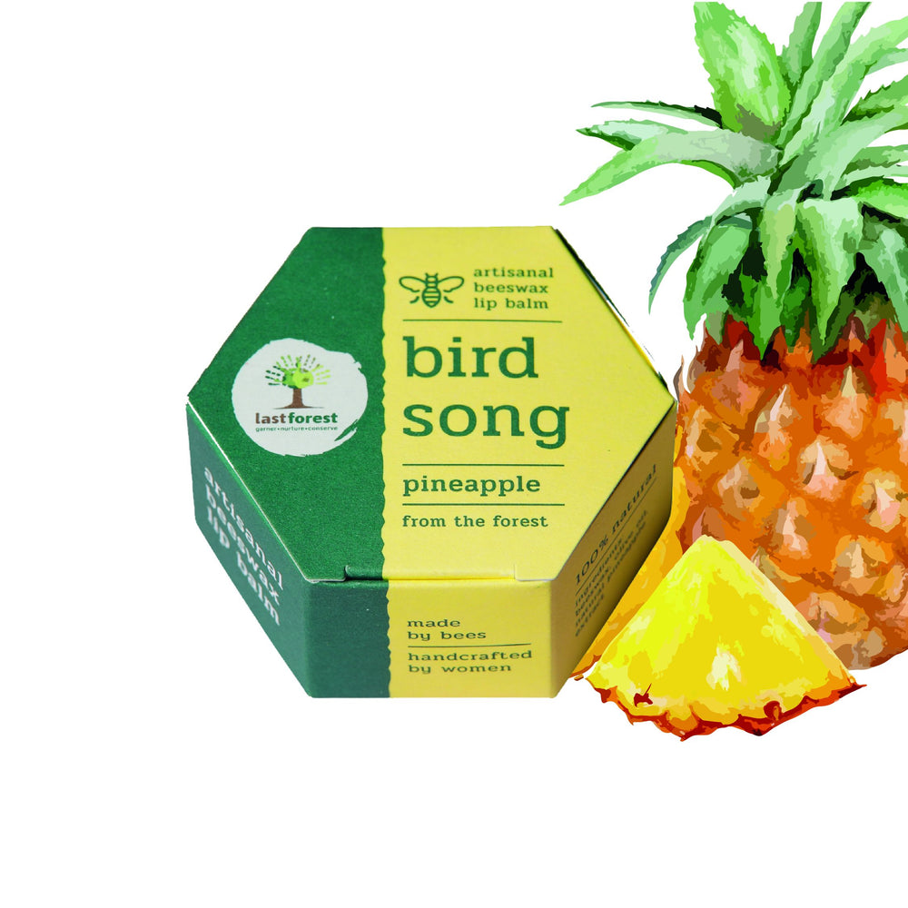 Artisanal, Handmade Beeswax Lip Balm - Pineapple