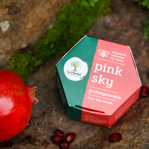 Artisanal, Handmade Beeswax Lip Balm - Pomegranate