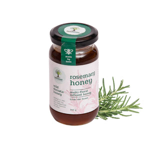 Raw, Unprocessed Wild Honey with Homegrown Herbs Infused Honey Combo - Rosemary & Thyme