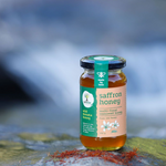 Raw, Unprocessed Wild Natural Honey with Natural Extracts - Saffron Honey