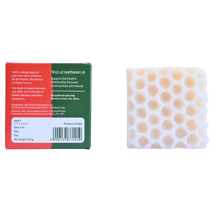 Artisanal Handmade 'Honeycomb' Beeswax Soap – Geranium
