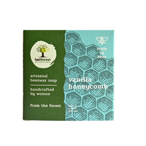 Artisanal Handmade 'Honeycomb' Beeswax Soap - Vanilla